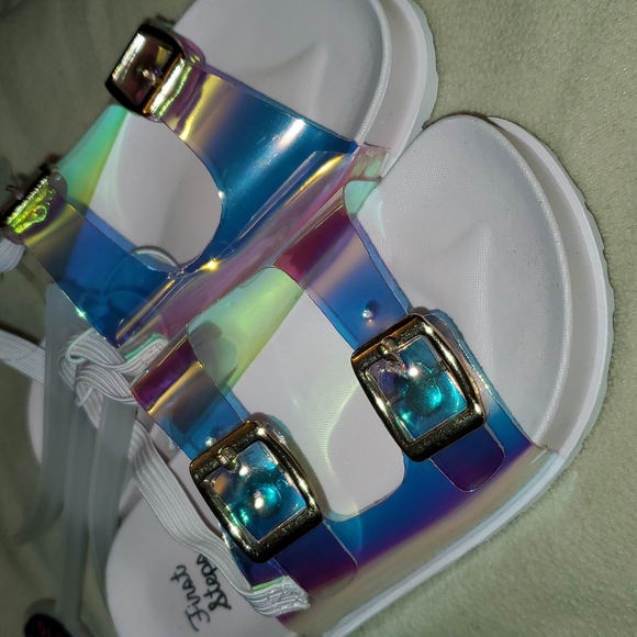 First Steps Girls Slip on Sandals 10 - Picture 7 of 7